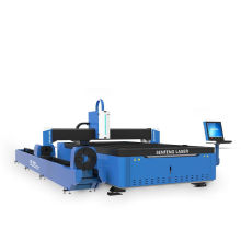 SENFENG popular model  fiber laser metal plate cutting machine for  pipe cutting with 1500 watt  SF 3015M